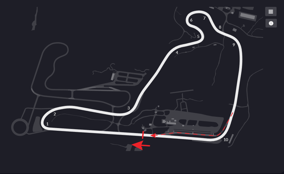 Summit Point Motorsports Park track layout